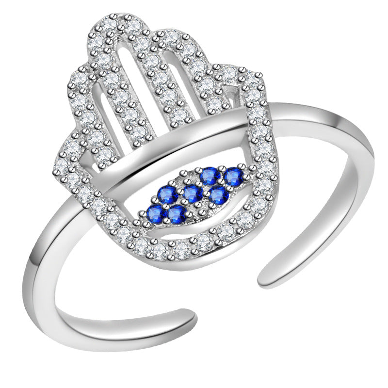 Anillo al por mayor de los ojos del diablo de cobre